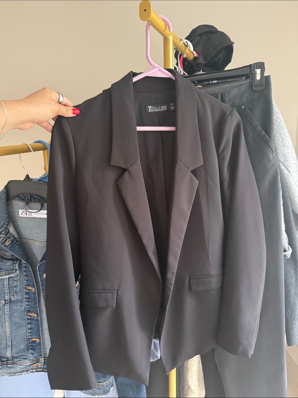Zara Black Blazer Jacket
